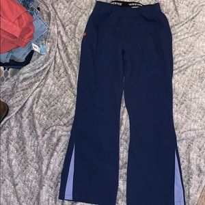 Dickies navy flared scrub pants size medium